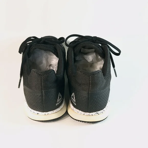 Reebok Speed TR 2.0 Women's Running Sneakers Shoes Size 7.5 Black White Trainer - Picture 6 of 9